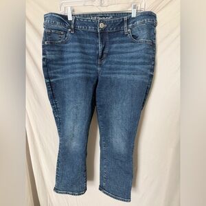 Maurices Dark Wash Crop Jeans